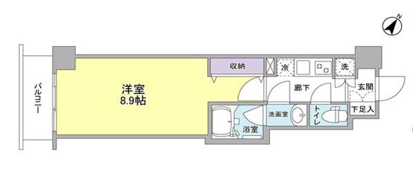 初台駅 徒歩8分 4階の物件間取画像